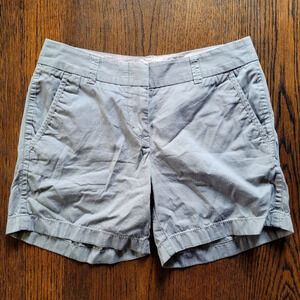 J.crew Broke-In Chino Cotton Light Gray Shorts Size Women's 0
